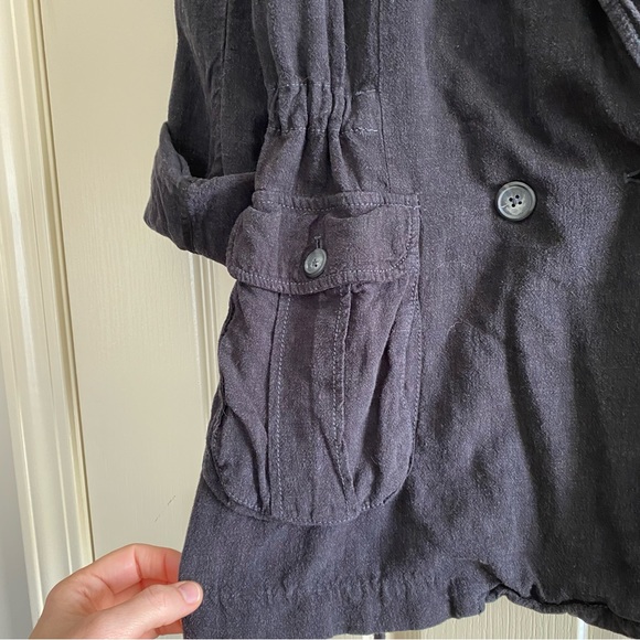 Free People Oversized Linen Shacket - Picture 6 of 9